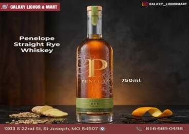 Penelope Straight Rye Whiskey